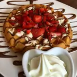 Dabble Nutella Waffle Fruits & Ice Cream